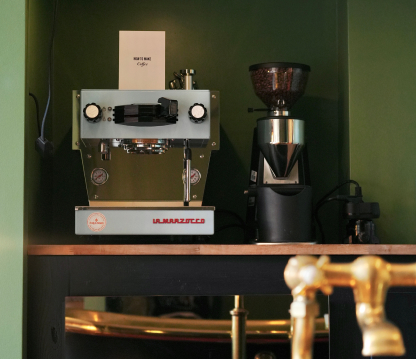stamba hotel room with coffee machine